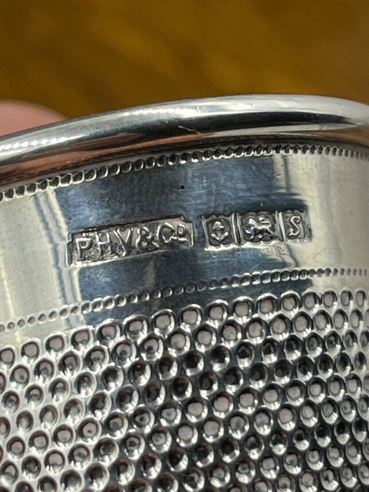 1 oz silver measure  - shot cup in the form of a thimble Birmingham 1967